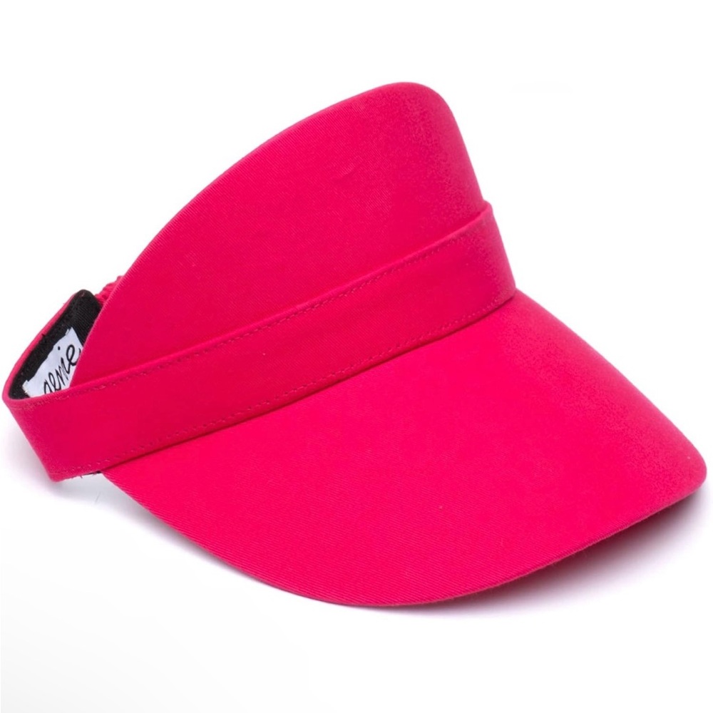 New! Genie By Eugenia Kim Visor Wyatt Raspberry One Size NWT 100% Cotton